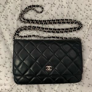 Chanel WOC Lambskin Black